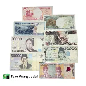 Paket koleksi hemat isi 8 lembar uang kuno Indonesia original