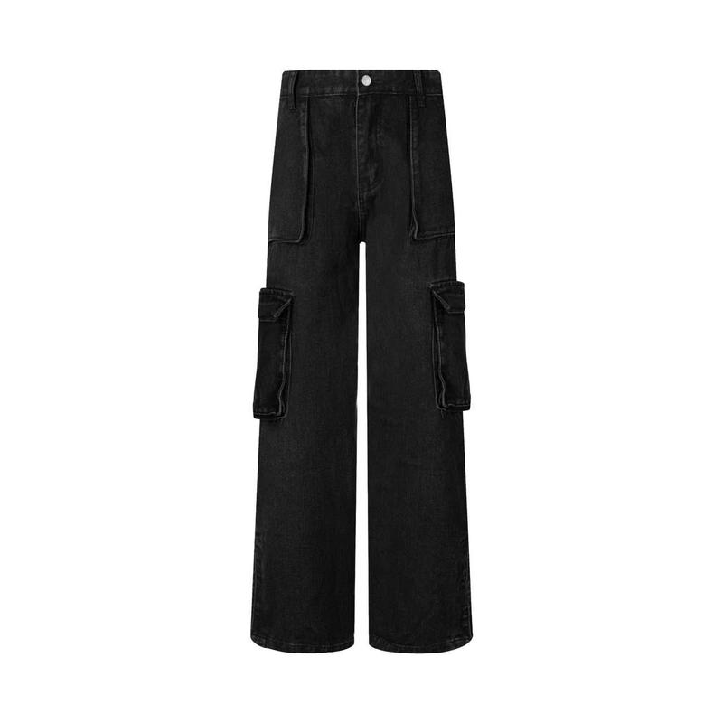 Quần Jean Túi Hộp Unisex Nam Nữ Tiệm Nhà SƠN