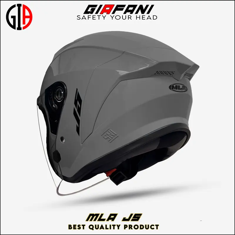 Helm Half Face HKM COSMO | Hitam Dof Kaca Visor Smoke SNI Motorcycle 7