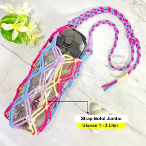 STRAP BOTOL TUMBLER JUMBO Tas Tumbler Macrame Macrame Tumbler Holder