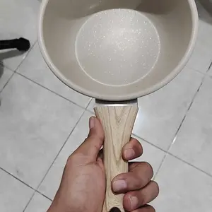 [PROMO BULAN INI] TEXANIA Saucepan Panci 20cm Wajan Anti Lengket Warna Cream Kitchenware