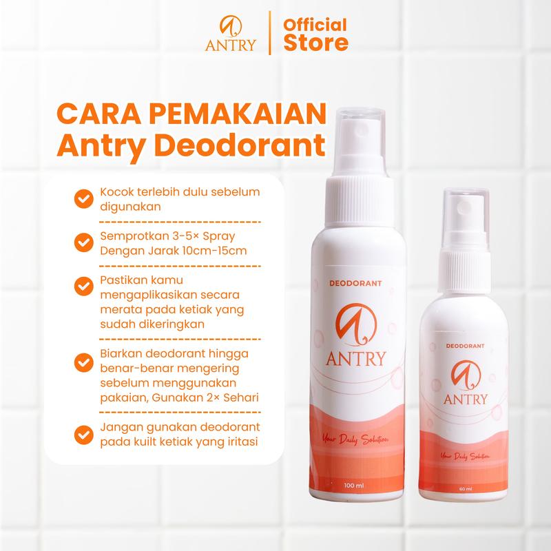 Deodorant Spray 100ml Sudah BPOM Natural dan anti iritasi 2