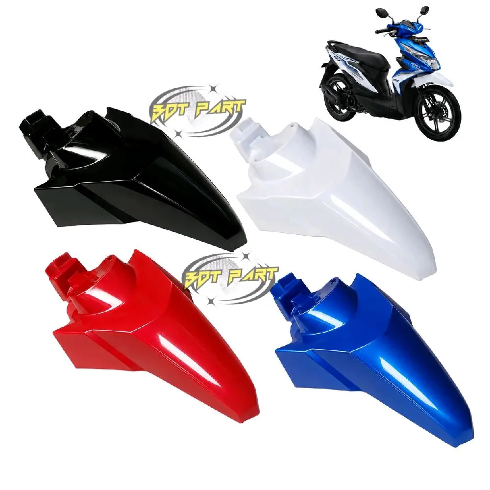 Spakbor Selebor Depan Beat Fi Esp ECO 2016-2019 Merah Biru Hitam Putih & Bahan Belum Cat Motorcycle