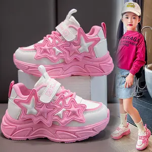 SEPATU SNEAKER ANAK PEREMPUAN MOTIF BINTANG / SEPATU SPORTY ANAK PEREMPUAN TERBARU / COD SEPATU ANAK PEREMPUAN