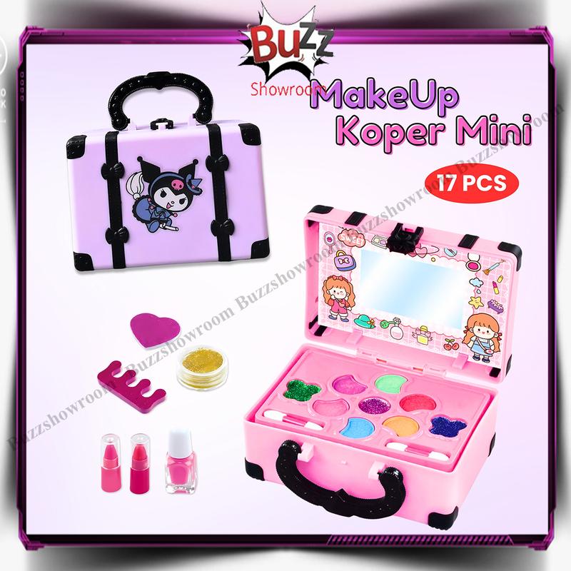 Product Introduction of Make up koper hand bag mainan kosmetik anak makeup cosmetics tas 7