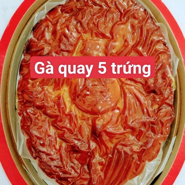 (5 TRỨNG ) BÁNH TRUNG THU TÂN DÂN LỢI NHÂN THẬP CẨM GÀ QUAY 5 TRỨNG 700G banh gao sua lương  khô  ăn  kiêng banh  quy  dua Bánh Mì Bông