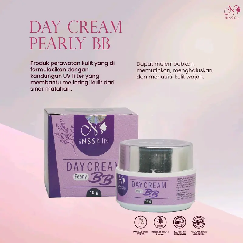 Day cream pearly bb New nsskin 1