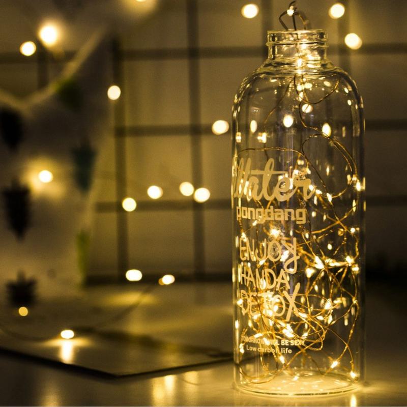 Đèn Led Trang Trí,đèn Led Đom Đóm Chạy Bằng Pin 3 Chế Độ Sáng 2