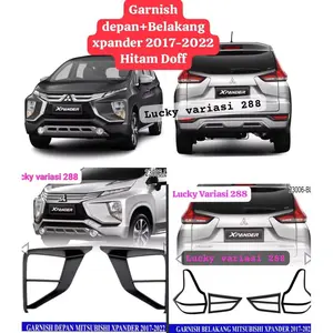 Garnish List Lampu Depan Garnish  Laampu Stop Belakang List Lampu Belakang Mitsubishi Xpander Expander Exceed, Ultimate, Sport, GLS, GLX 2017 2018 2019 2020 2021 2022 Chrome Hitam Doff