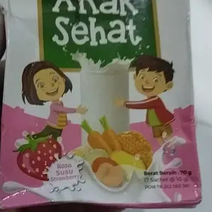 Anak Sehat Susu Rasa Strawberry 1 Box Isi 7 Sachet