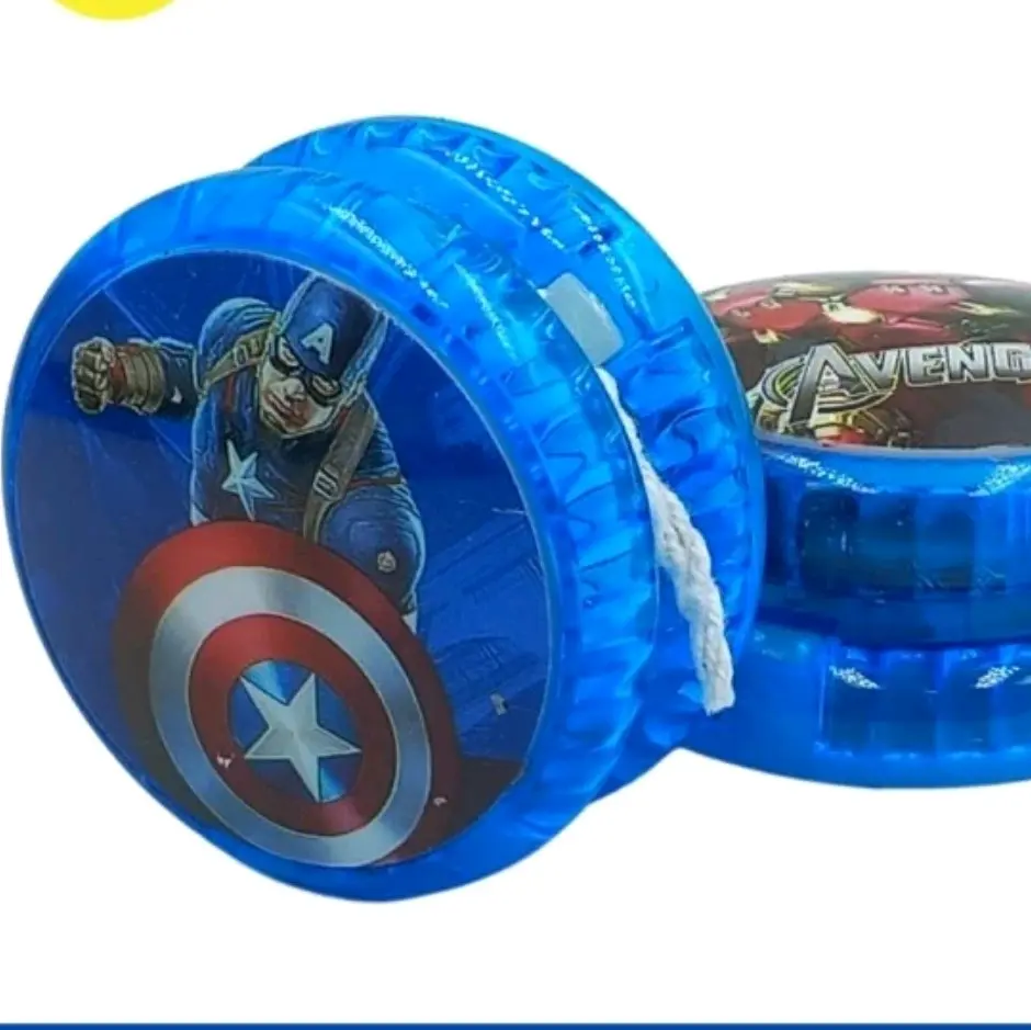 mainan yoyo lampu karakter Avengers / mainan yoyo Avengers captain Amerika & ironman