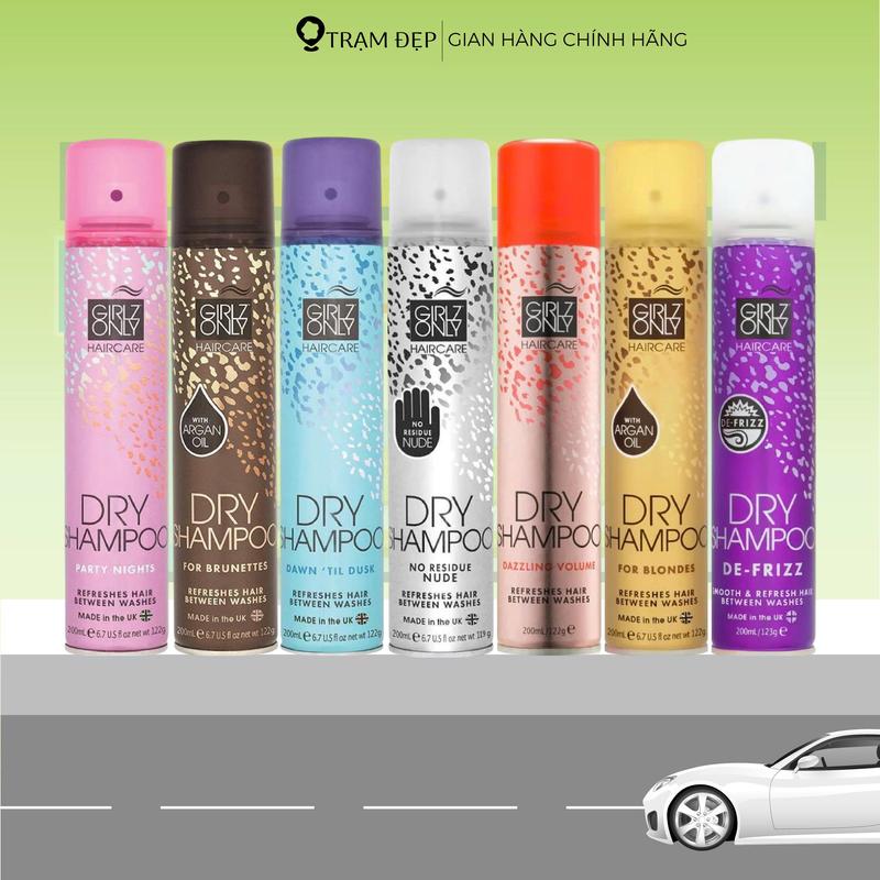 Dầu Gội Khô Girlz Only Dry Shampoo 100ml 200ml