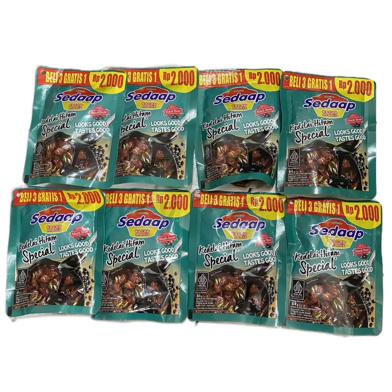 PROMO 8 pcs kecap sedaap 77g (BELI 6 gratis 2 kemasan 2000) dapat DELAPAN 0
