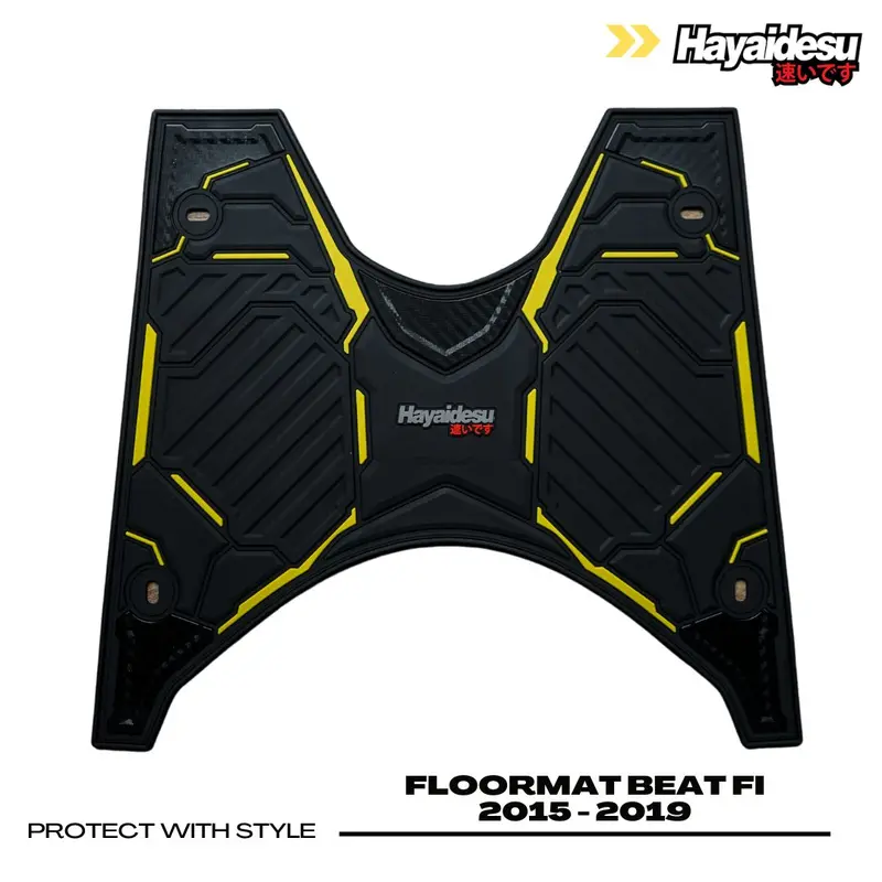 Hayaidesu Beat FI 2015-2019 Karpet Motor Floor Mat - Premium Quality 3