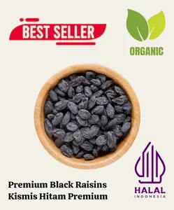 Kismis Hitam Premium 500 Gr Enak Asam Manis Kualitas Tinggi untuk Roti dan Masakan Biji Kering Camilan Sehat Halal Indonesia