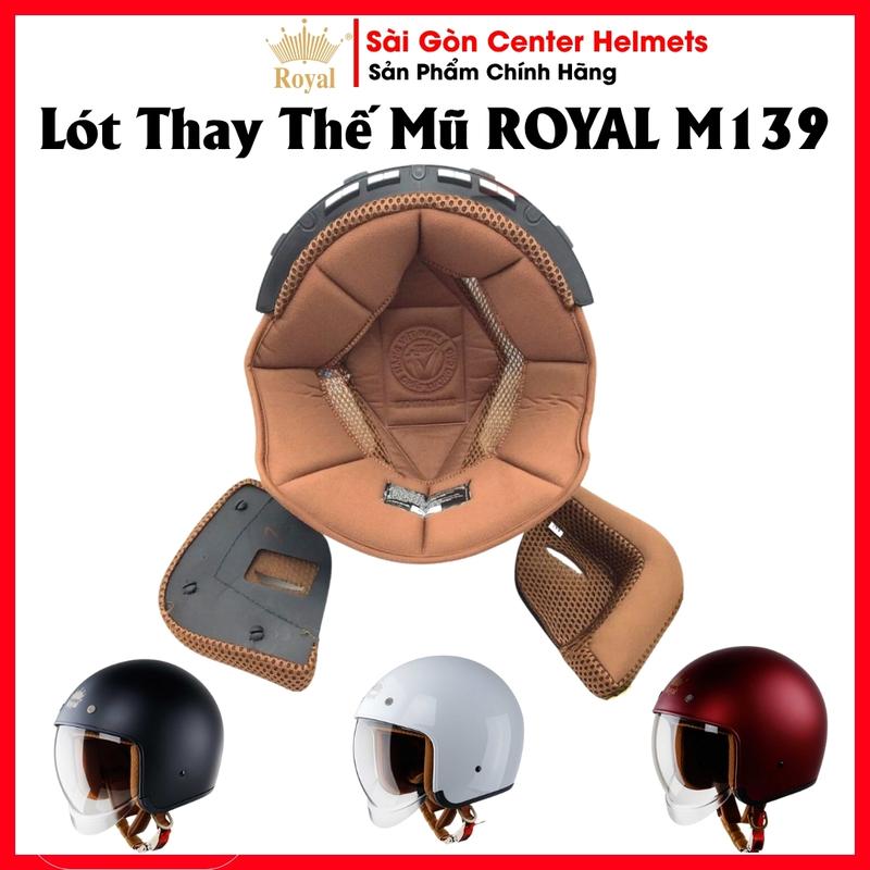  Bộ lót thay thế cho nón ROYAL M139 gồm 2 ốp tai và lót đầu   đủ size nón   Helmet Nón Bảo Hiểm 
