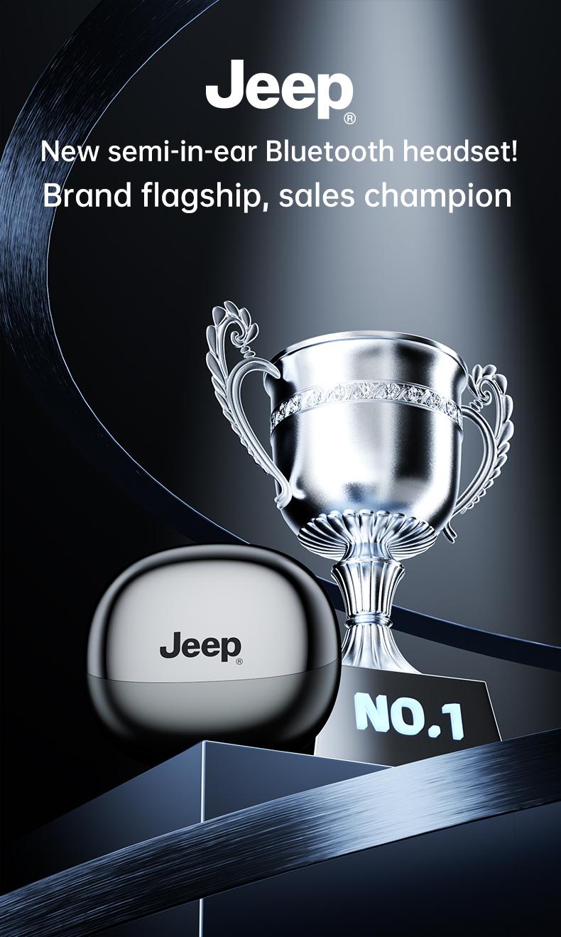 Jeep JP-EW131 TWS Earphone Bluetooth 6.0 Headphone Nirkabel Kontrol Sentuh Suara HIFI Panggilan HD Headset