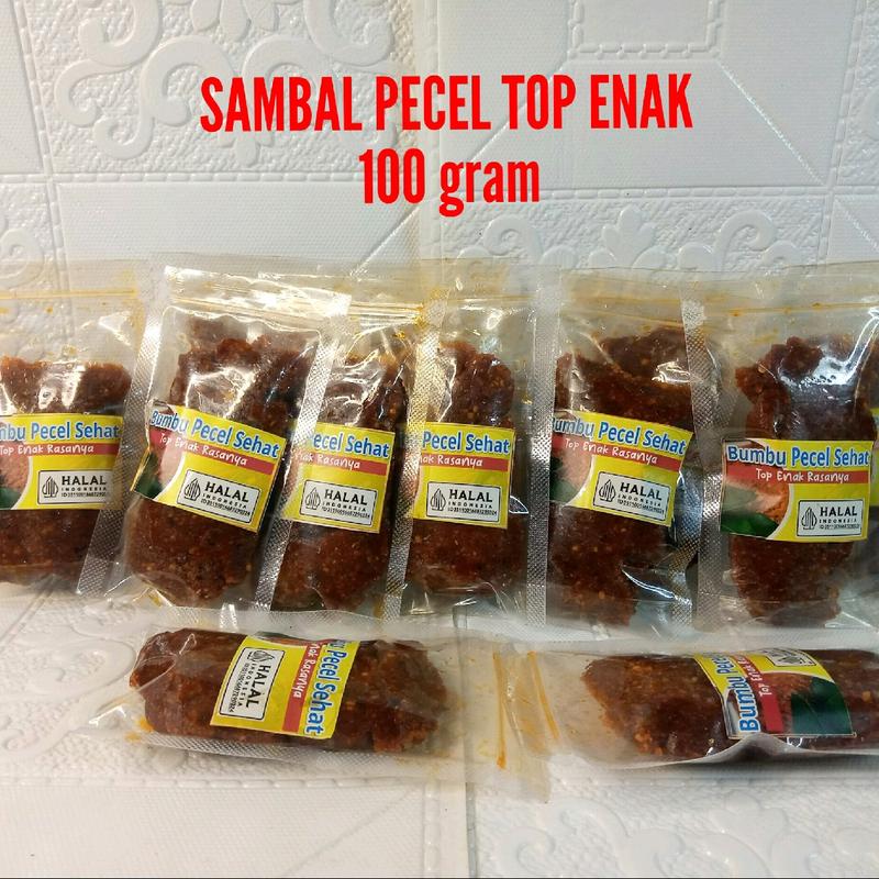 Sambal Pecel Bumbu pecel Sangrai Top Enak 100 gram. Pedas - Shop ...