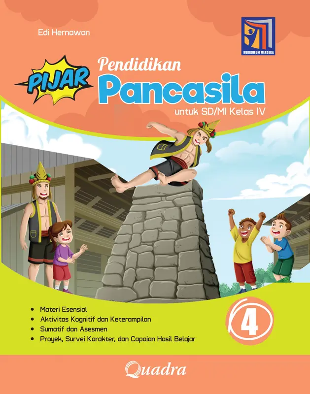 BUKU PIJAR PENDIDIKAN PANCASILA SD KELAS 1, 2, 3, 4, 5, 6 KURIKULUM MERDEKA PENERBIT QUADRA 3