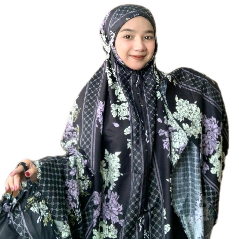FAZKA - Mukena Traveling Mini Pouch Dewasa Shakira Motif Sultan Bahan Katun Micro Premium mukena traveling 6