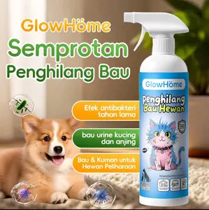Glowhome Penghilang Bau Hewan Peliharaan Untuk Ruangan Dalam Rumah Penghilang Bau Kucing Pengurai Bau Pasir Kucing Efektif Dan Mudah Digunakan