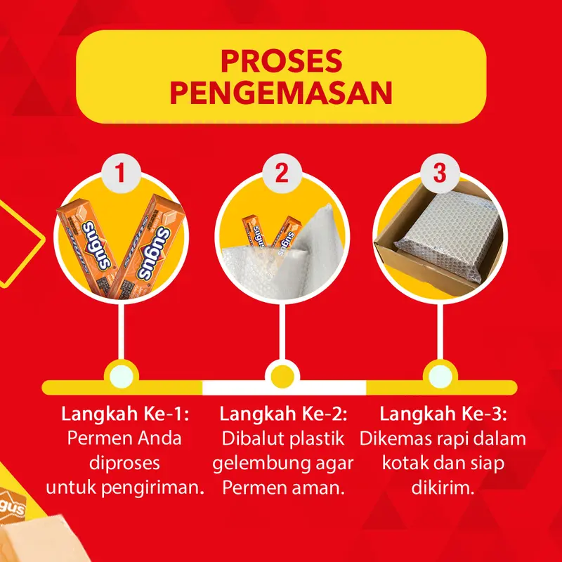 SUGUS Stick Orange 30g X5 - Permen Lunak - Sweet Candy 2