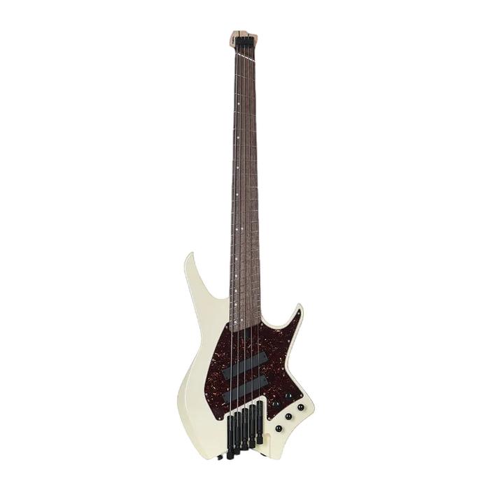 Promo HEX NB505 NB-505 S/IV IVORY WHITE HEADLESS BASS ELEKTRIK BMJ