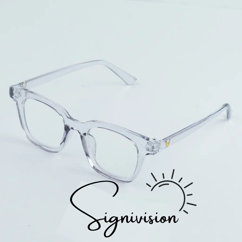 Kacamata Vincent Clear Kekinian Trendy Retro