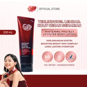 (Kemasan Baru Tube) BTW Whitening Protect Uv Filter Body Lotion 200ML	BODY CARE BTW