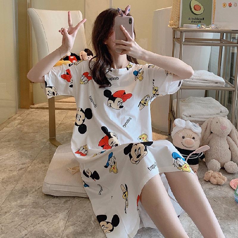 Product Introduction of Daster Wanita Premium Baju Tidur Remaja Dewasa Gaun Malam Motif Nyaman Dress DS3 Katun Panjang Merah 32