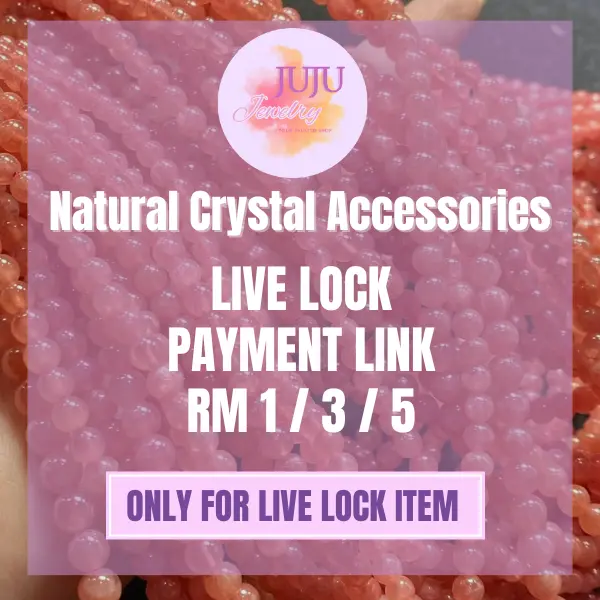 JUJU Payment link for Natural Crystal Accessories Live order only Bracelet Necklace Ring JUJUPL135