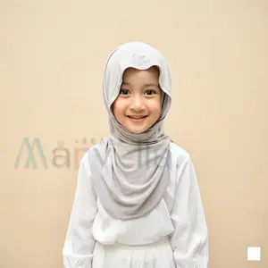 Hijab Meleyot Instan Anak 3-7 tahun Bergo Huma Mleyot Instan Spandek Jersey Hijab Instan Huma Meleyot Bergo Anak Meleyot Jersey