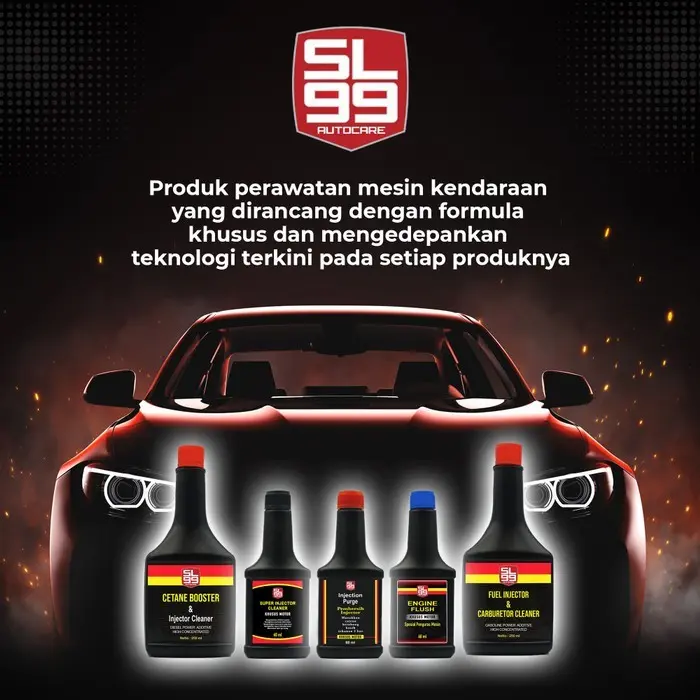 Pembersih Injektor Motor Tuang Tangki Super Injector Cleaner 60ml SL99 4