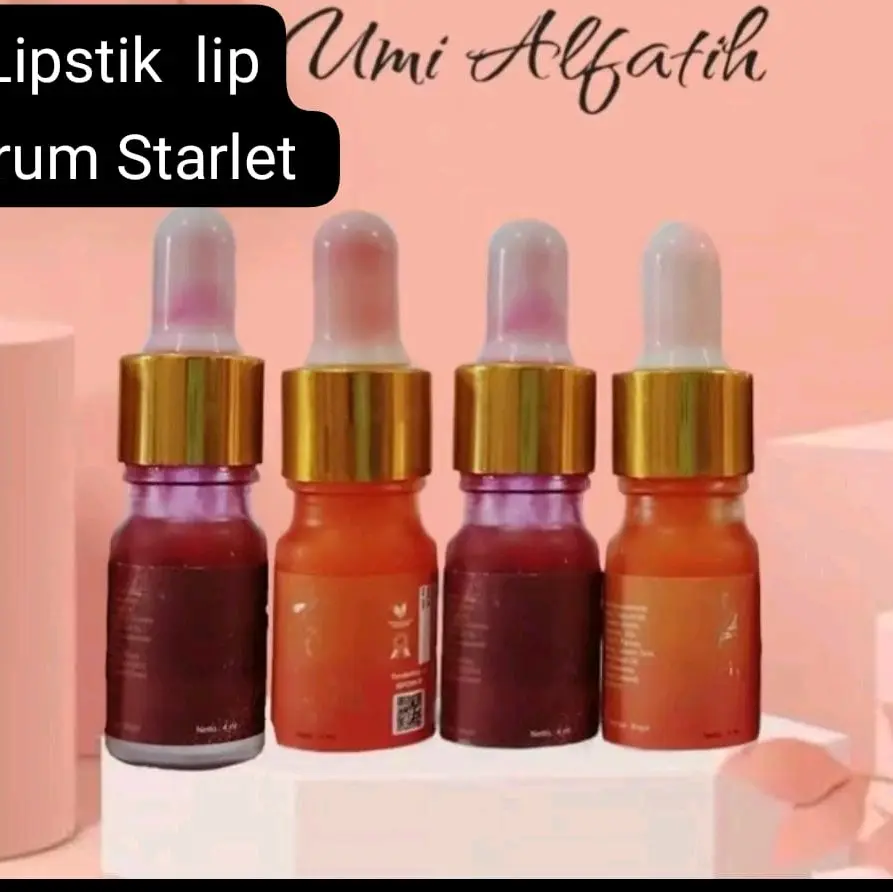 lipstik lip serum starlet umi alfatih warna pink