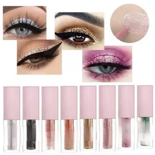 Qic Eyeshadow Mata Make up Cair Glitter 2