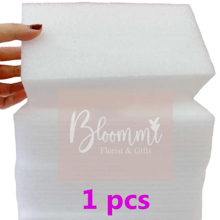1pcs WHITE SPAN /  Span tidak berhabuk / PE Foam / Sponge Decor Bouquet / Gift Supplies
