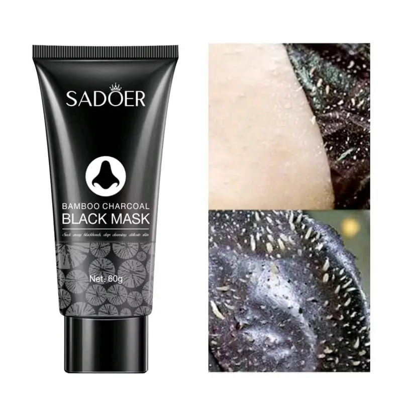 Masker Charcoal Peel Off Sadoer untuk Menghilangkan Blackheads dan Komedo - Perawatan Hidung Anti Komedo Treatment 4