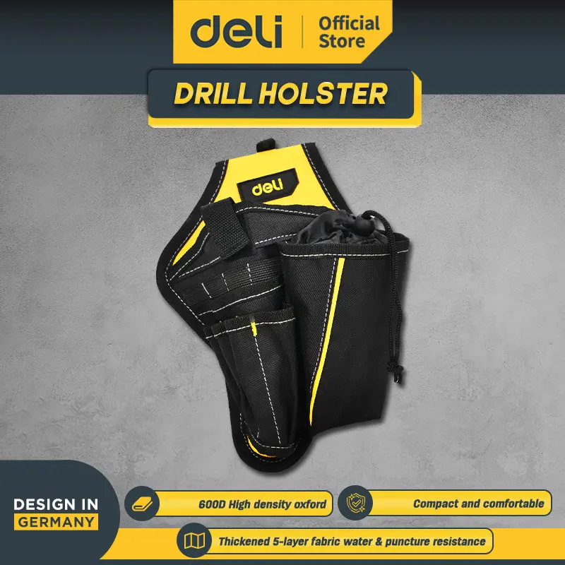 Deli Tas Mesin Bor / Drill Holster 7 Kantong EDLP07