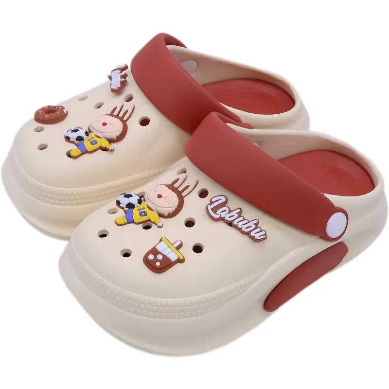 Comanier Wedges Platform EVA Square Toe Classic Bae Clog  Sepatu Sendal Baim Sandal Kodok 5