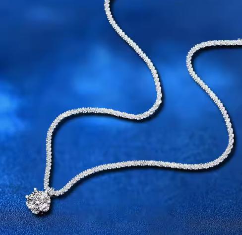 D035- DÂY CHUYỀN TUYẾT HOA KHÔNG MẶT SANG TRỌNG 035