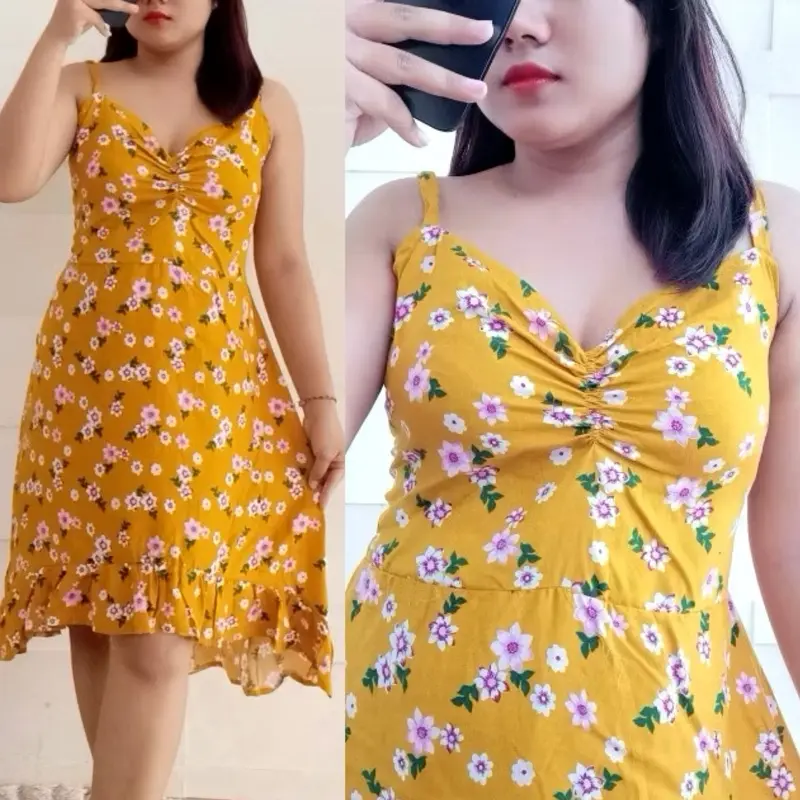 Dress Salsa - Mini Dress Motif Kekinian Santai 8