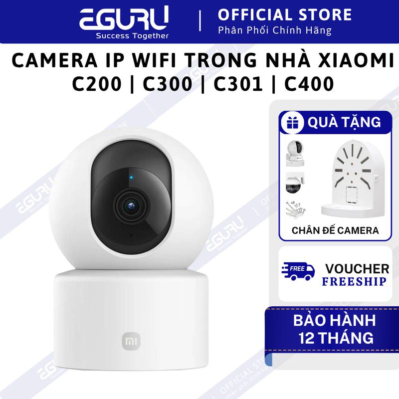[TẶNG KÈM CHÂN ĐẾ] Camera WIFI Xiaomi Smart C300 - Độ phân giải 3MP 2K, Xoay 360 Độ,  Đàm Thoại 2 chiều, Phát hiện chuyển động, Hồng Ngoại - Bảo Hành Chính Hãng 12 Tháng - Combo ưu đãi khi kèm thẻ nhớ