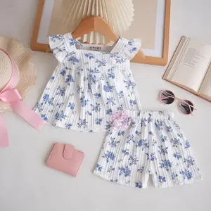 (Ready Stok) Owlet - Emelly One Set / Setelan Anak Perempuan Babydoll / Setelan Anak Kutungan / Setelan Anak Full Motif