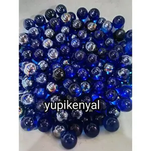 Kelereng Biru Metalik 50 Pcs LIMITED