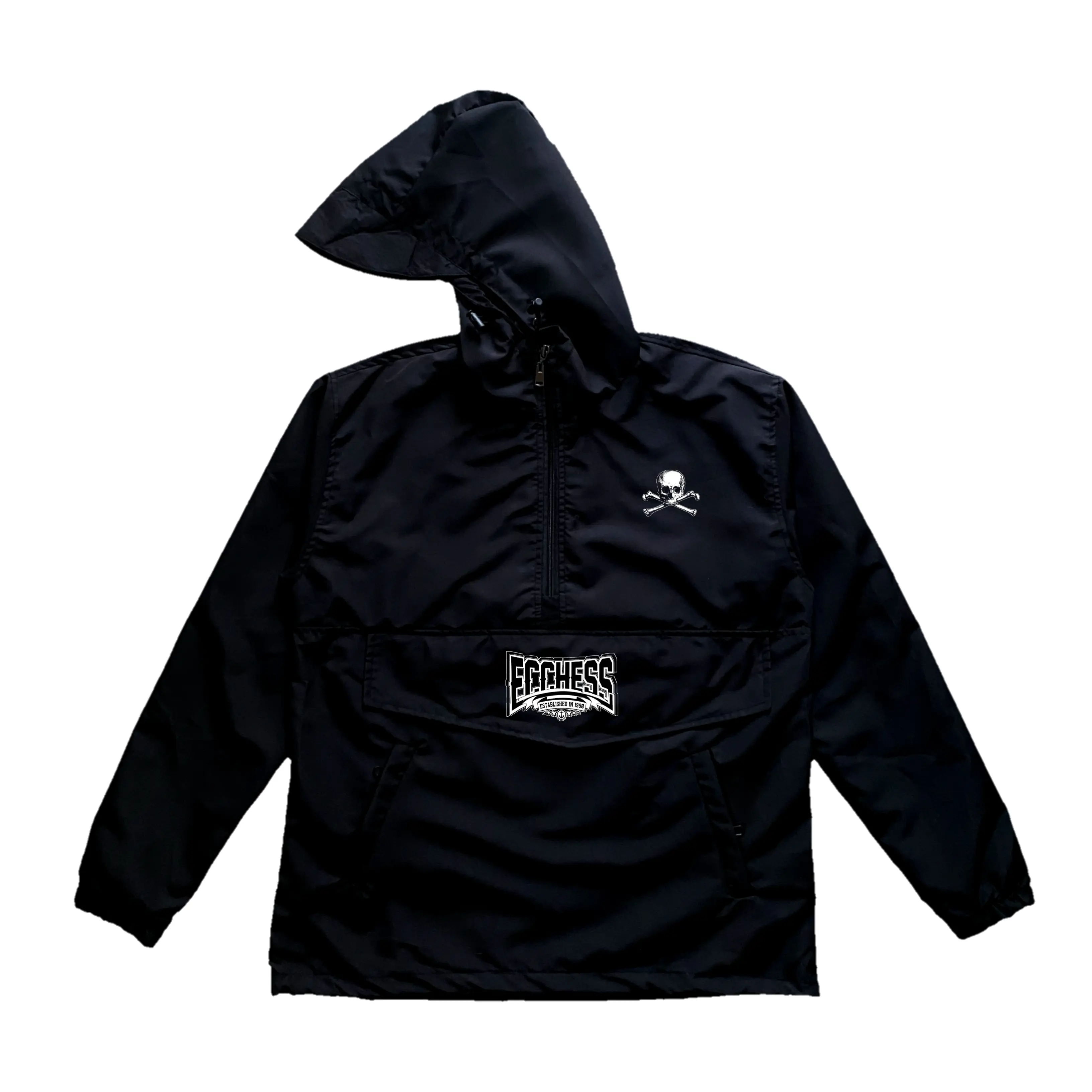 Jaket Cagoule Gropcore casual Football Sablon Ecchess Waterproof Unisex Pria