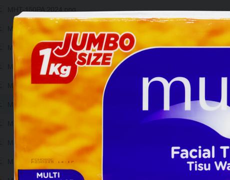 MULTI Facial Tissue (MP08) 2ply 1000gr MP-08 3