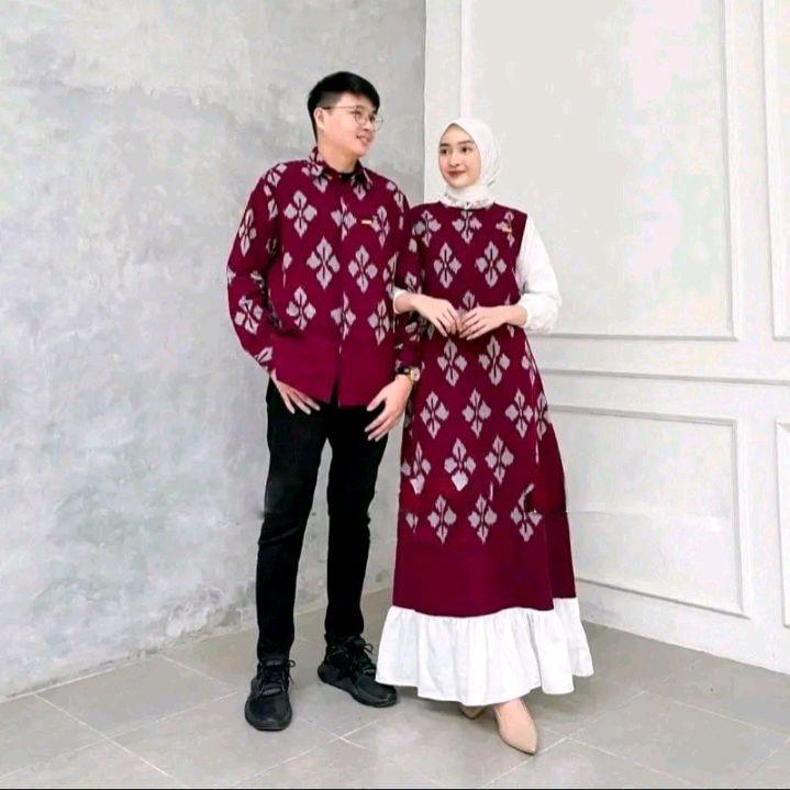 NADEEA BAJU SARIMBIT TENUN BAJU COUPLE BAJU LEBARAN 2
