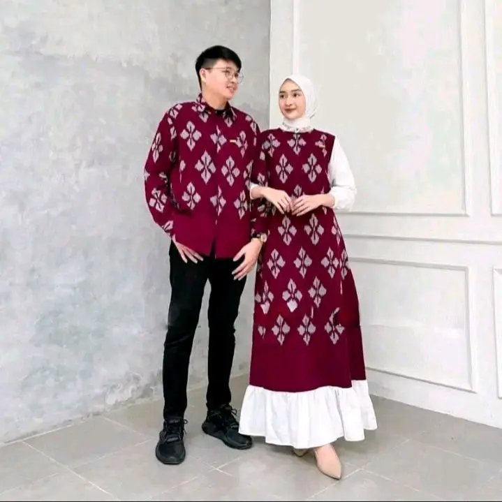 NADEEA BAJU SARIMBIT TENUN BAJU COUPLE BAJU LEBARAN 2