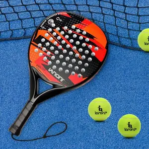 Raket Padel Carbon Ianoni PR8100 Red Original 100%