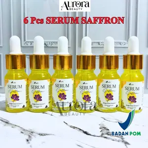 6 pcs Serum Saffron BPOM with Vitamin C Mencerahkan Wajah